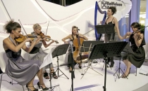 The String Quartet at the opening of the new building of Raiffeisen Bank 