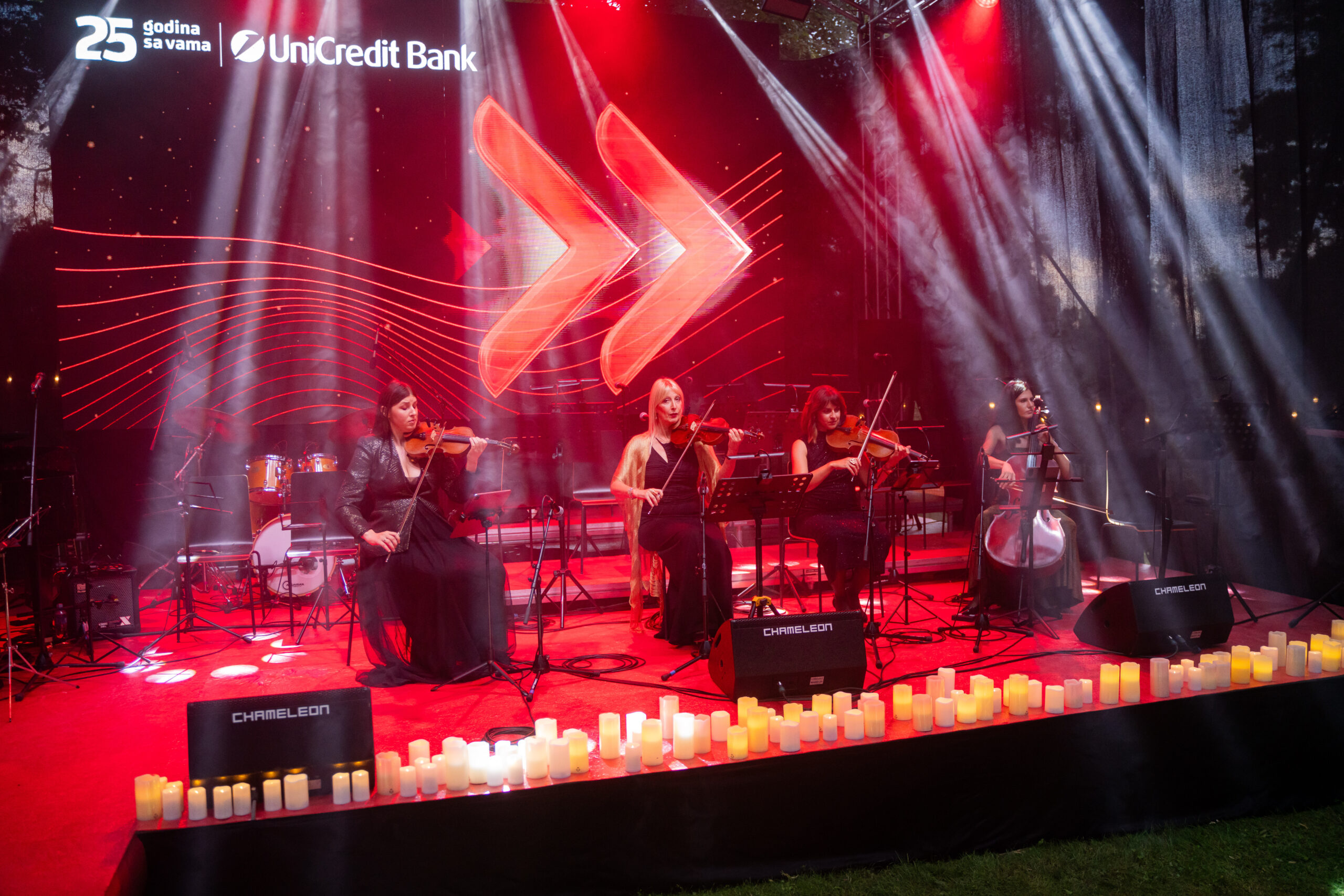 Wonder Strings kvartet na proslavi 25 godina UniCredit banke